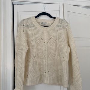 Cream womens sweater